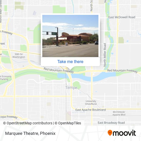Marquee Theatre map