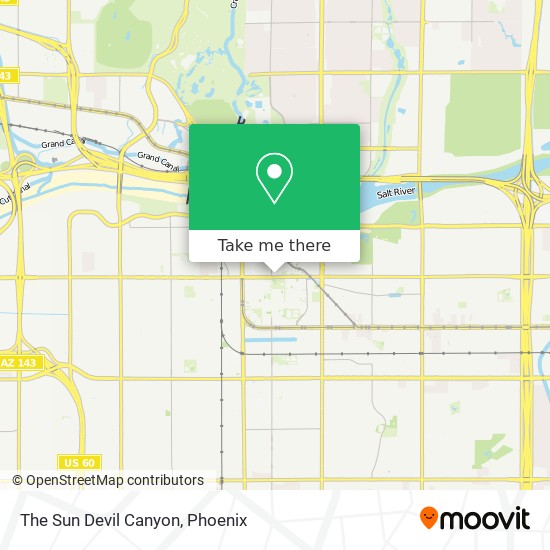 Mapa de The Sun Devil Canyon