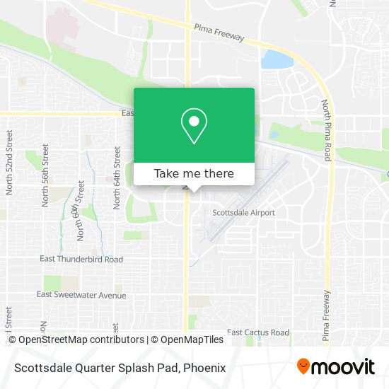 Scottsdale Quarter Splash Pad map