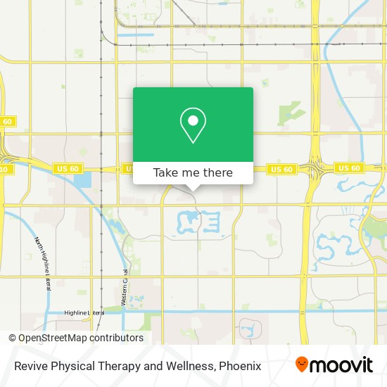 Mapa de Revive Physical Therapy and Wellness