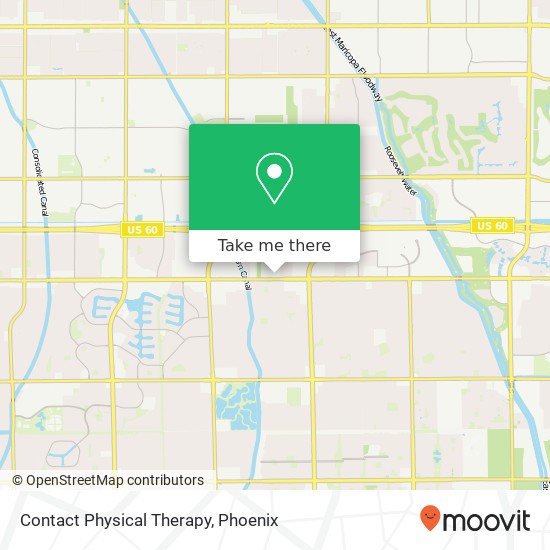 Contact Physical Therapy map