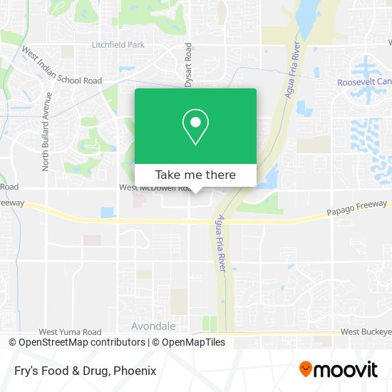 Fry's Food & Drug map