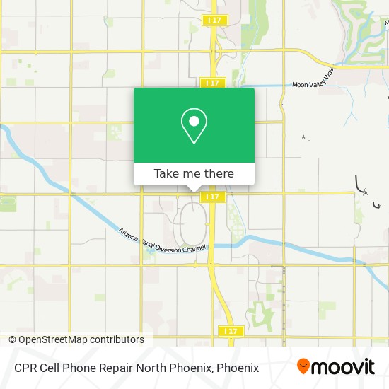 Mapa de CPR Cell Phone Repair North Phoenix