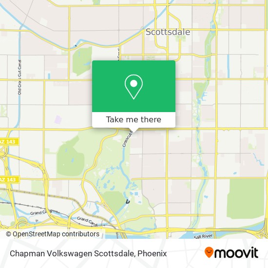 Mapa de Chapman Volkswagen Scottsdale