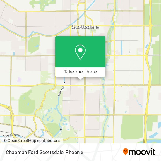 Chapman Ford Scottsdale map