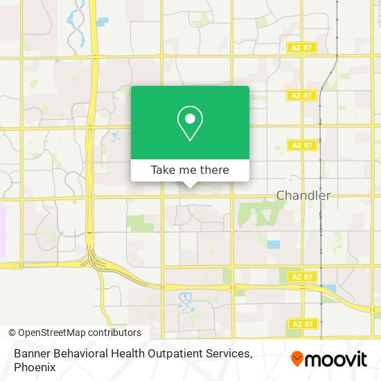 Mapa de Banner Behavioral Health Outpatient Services