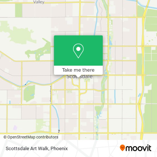 Mapa de Scottsdale Art Walk