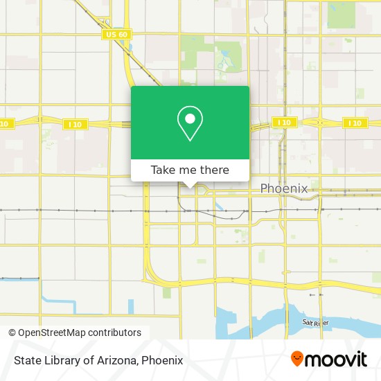 Mapa de State Library of Arizona