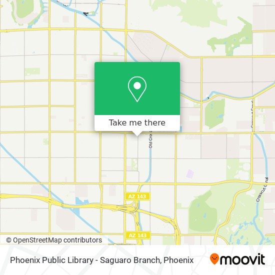 Phoenix Public Library - Saguaro Branch map