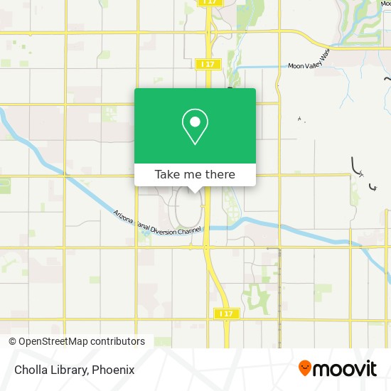 Cholla Library map