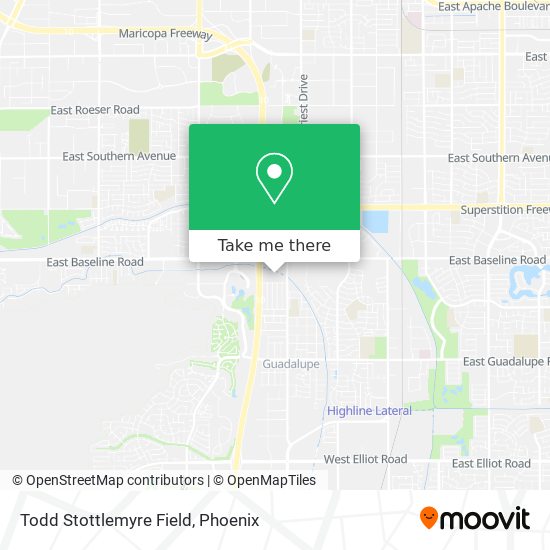 Mapa de Todd Stottlemyre Field