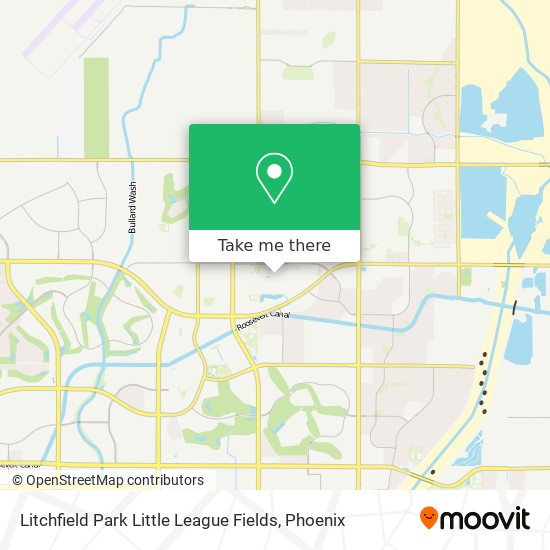 Litchfield Park Little League Fields map