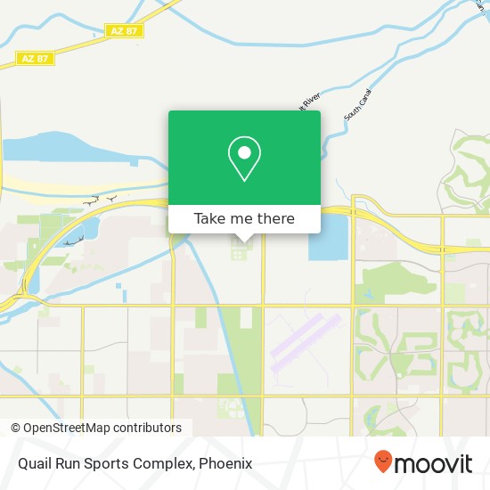 Quail Run Sports Complex map