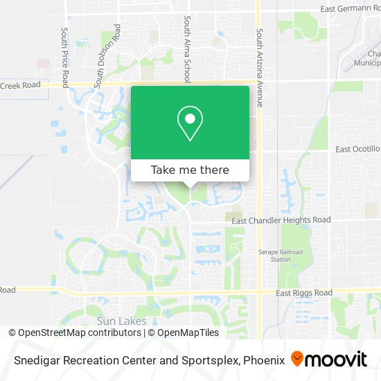 Snedigar Baseball Field Map How To Get To Snedigar Recreation Center And Sportsplex In Chandler By Bus?