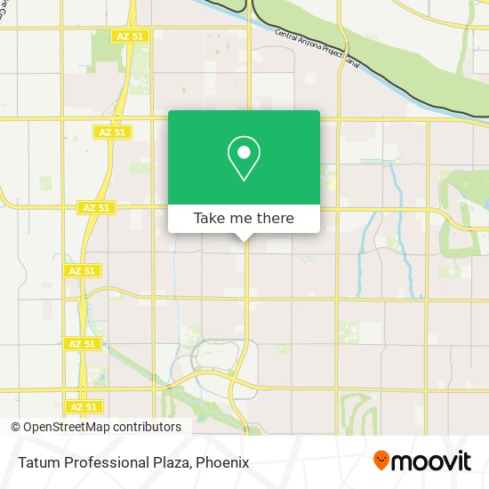 Tatum Professional Plaza map