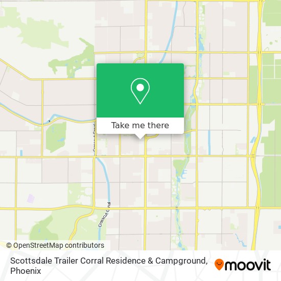 Scottsdale Trailer Corral Residence & Campground map