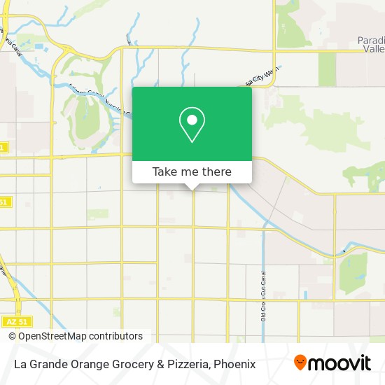 Mapa de La Grande Orange Grocery & Pizzeria