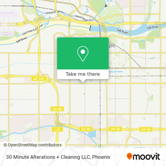 Mapa de 30 Minute Alterations + Cleaning LLC