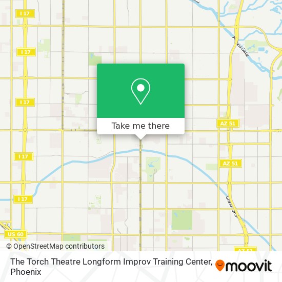 The Torch Theatre Longform Improv Training Center map