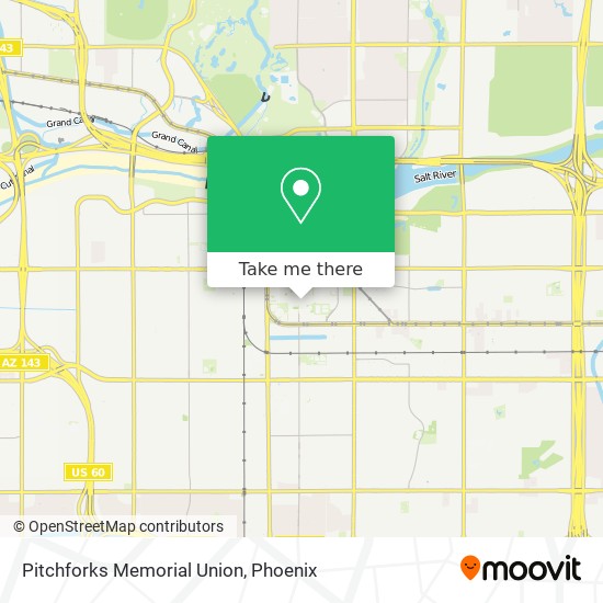 Pitchforks Memorial Union map