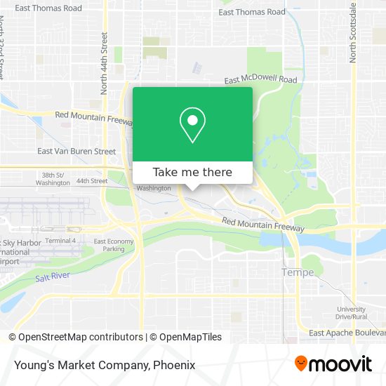 Young's Market Company map