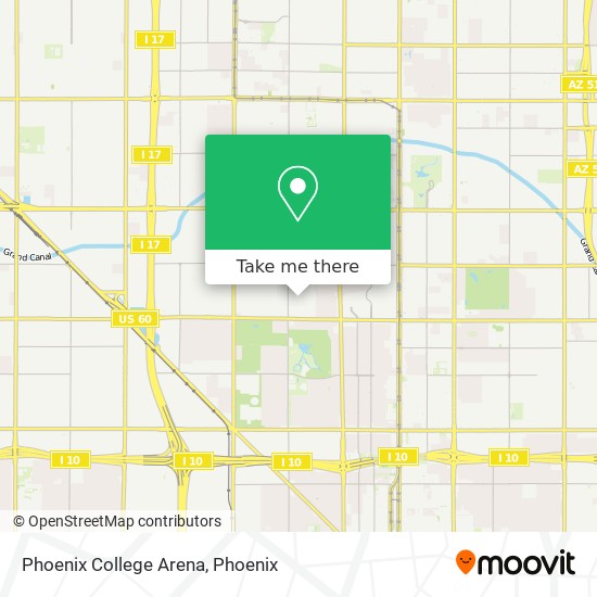 Phoenix College Arena map