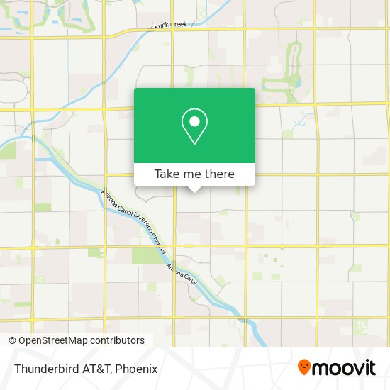 Mapa de Thunderbird AT&T