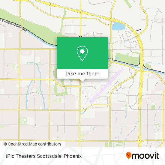Mapa de iPic Theaters Scottsdale