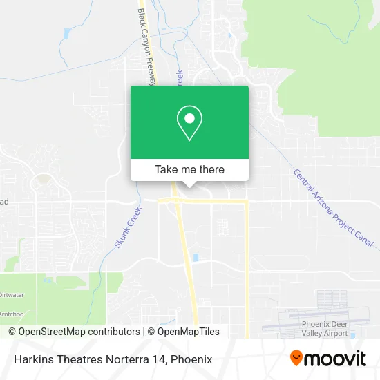 Harkins Theatres Norterra 14 map