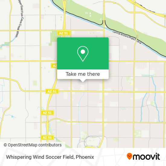 Mapa de Whispering Wind Soccer Field