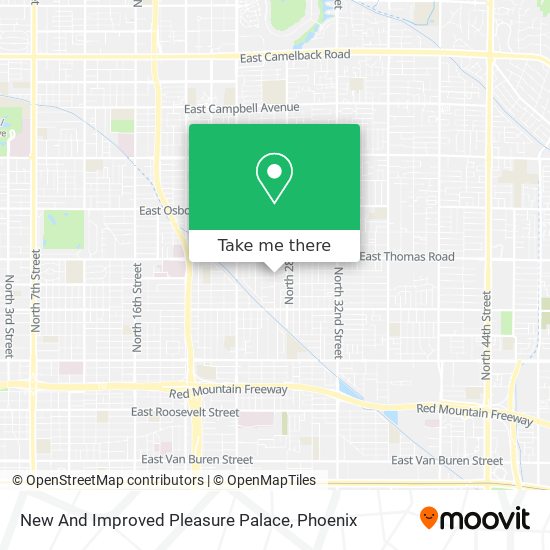 Mapa de New And Improved Pleasure Palace