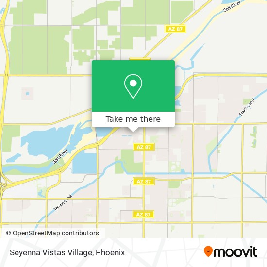 Seyenna Vistas Village map