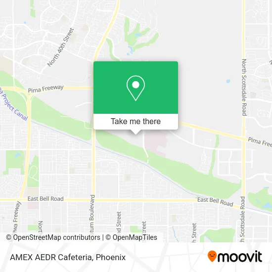 AMEX AEDR Cafeteria map