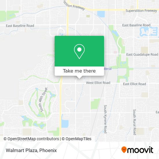 Walmart Plaza map