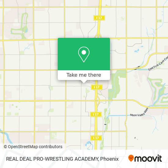 REAL DEAL PRO-WRESTLING ACADEMY map