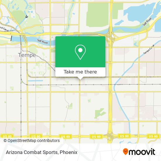 Mapa de Arizona Combat Sports