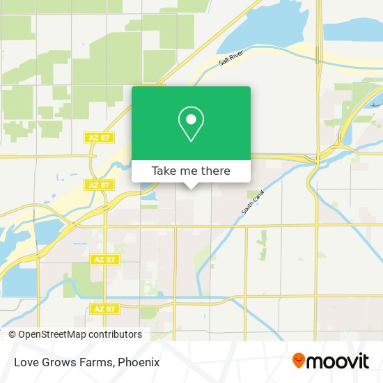 Mapa de Love Grows Farms