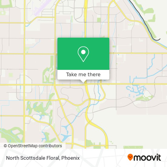 Mapa de North Scottsdale Floral