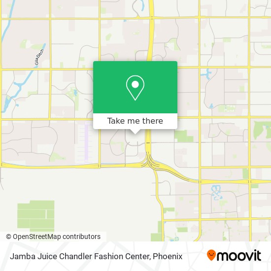 Mapa de Jamba Juice Chandler Fashion Center