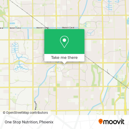 One Stop Nutrition map