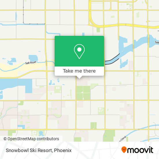 Mapa de Snowbowl Ski Resort