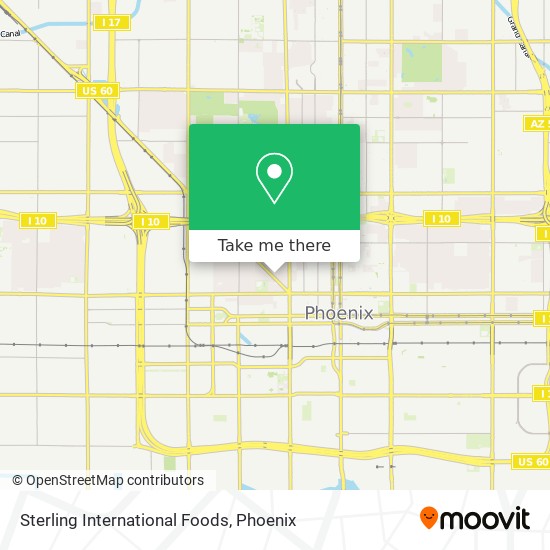 Mapa de Sterling International Foods