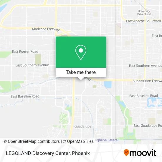 LEGOLAND Discovery Center map
