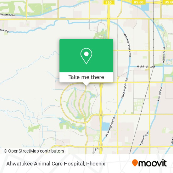 Mapa de Ahwatukee Animal Care Hospital