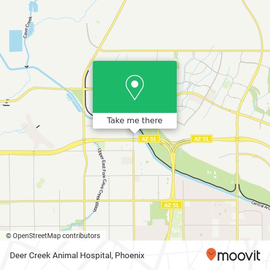 Deer Creek Animal Hospital map