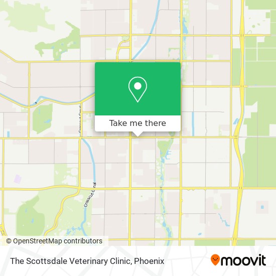 The Scottsdale Veterinary Clinic map