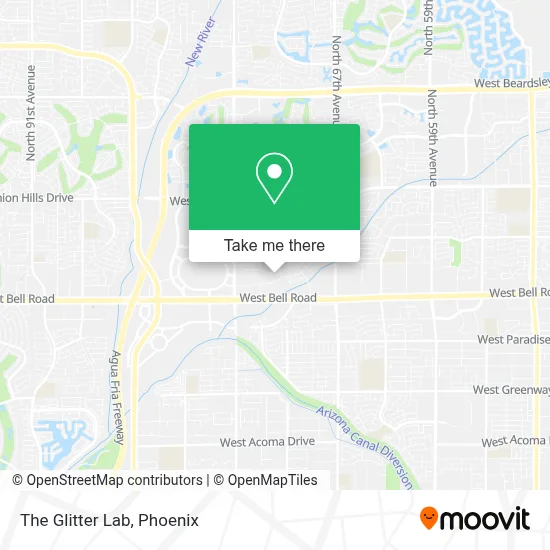The Glitter Lab map