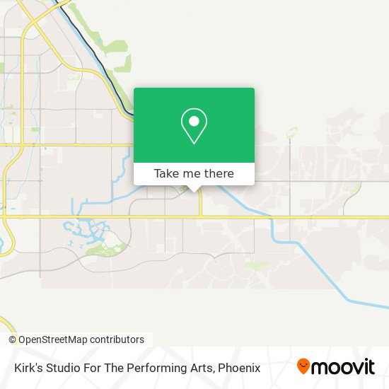 Kirk's Studio For The Performing Arts map