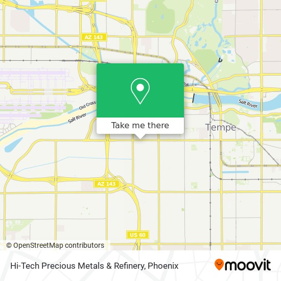 Mapa de Hi-Tech Precious Metals & Refinery