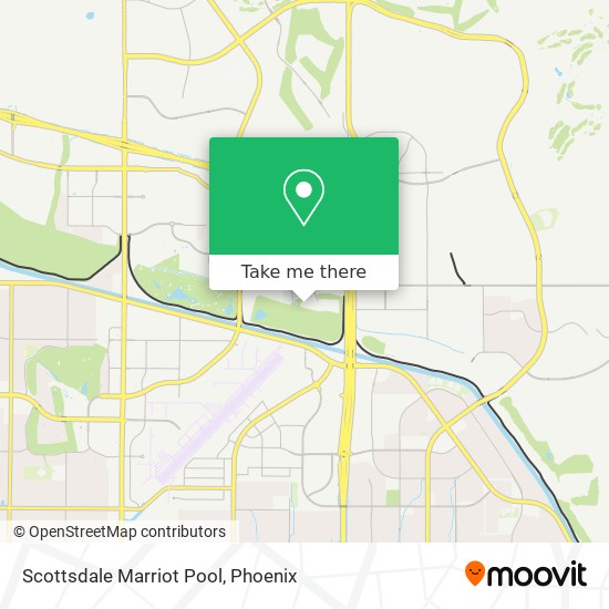 Mapa de Scottsdale Marriot Pool